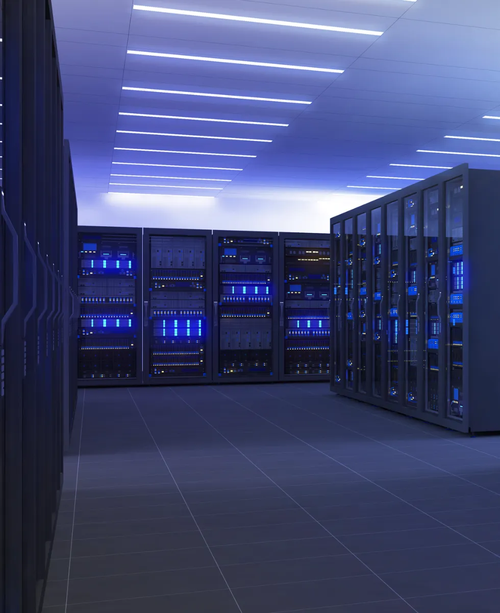 Photo of a datacenter